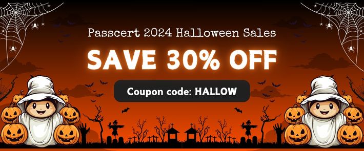 Passcert 2024 Halloween Sales