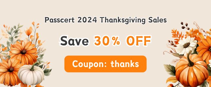 Passcert 2024 Thanksgiving Sales