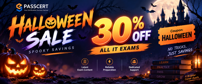 Passcert Halloween Sale 2026